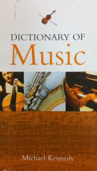 ِDictionary of Music | Michael kennedy