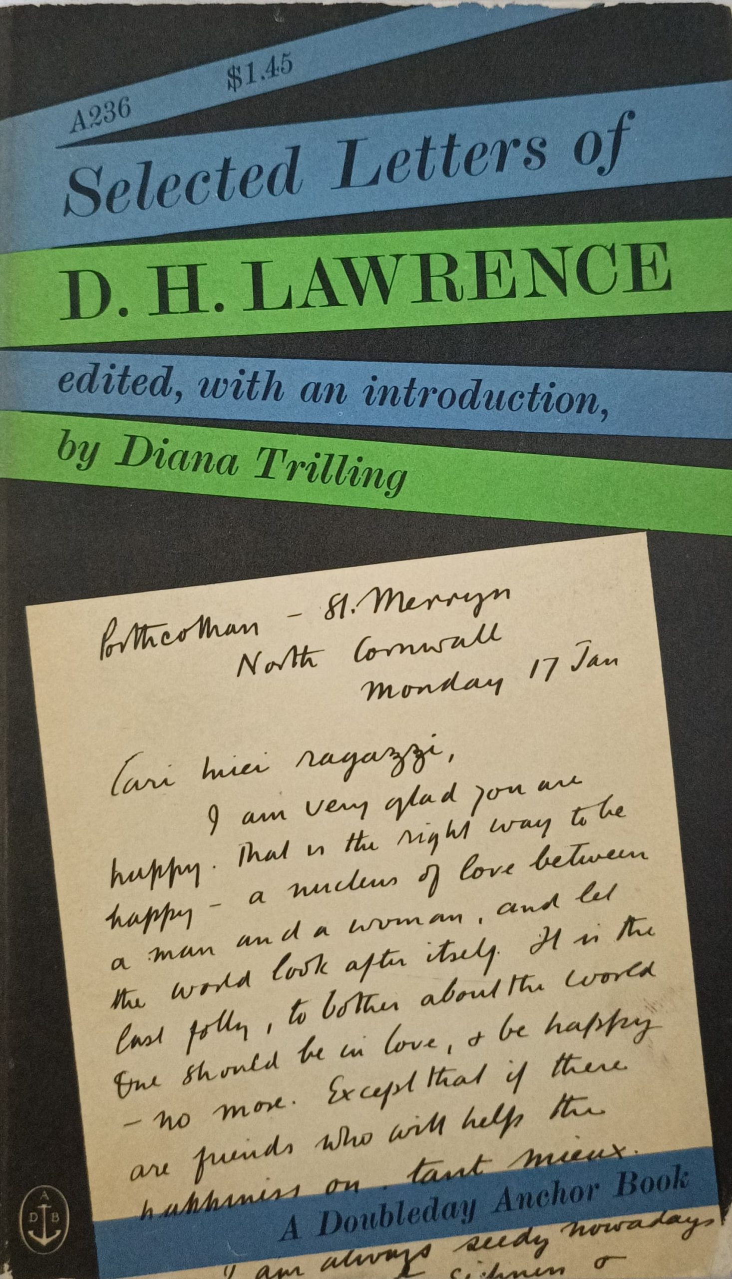 Selected Letters of D. H. Lawrence | Diana Trillig