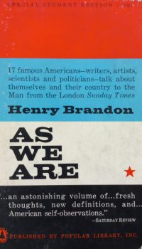 As We Are | Henry Brandon