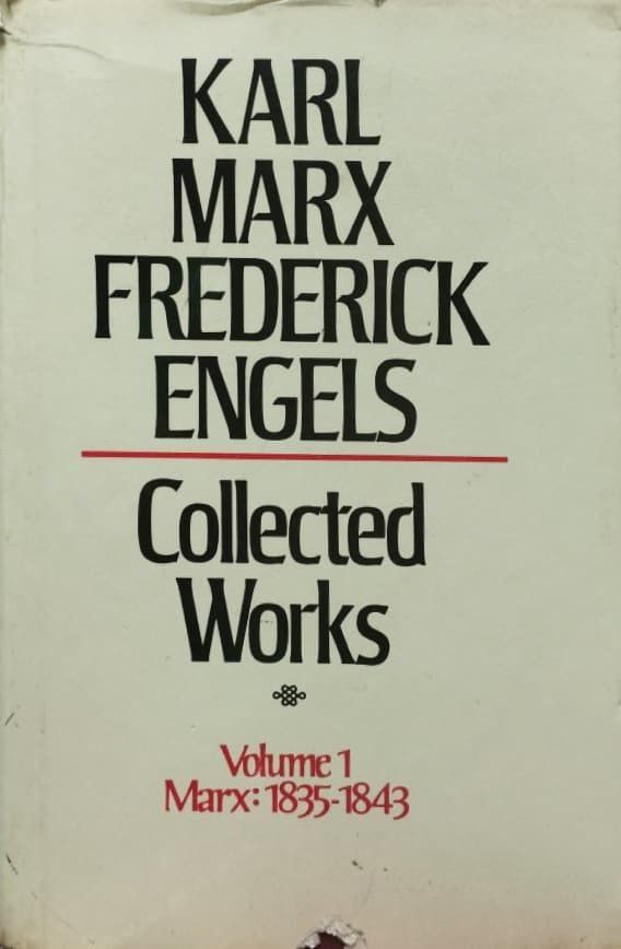 Karl Marx and Friedrich Engels Collected Works (Volume 1)