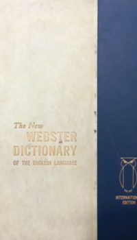 The New Webster Dictionary Of The English Language