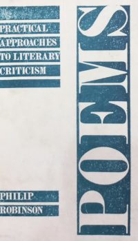 Practical Approaches to Literary Criticism | Philip Robinson