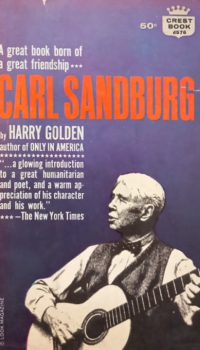 Carl Sandburg | Harry Lewis Golden